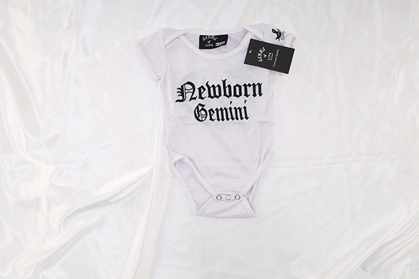 Gemini Newborn Onesie